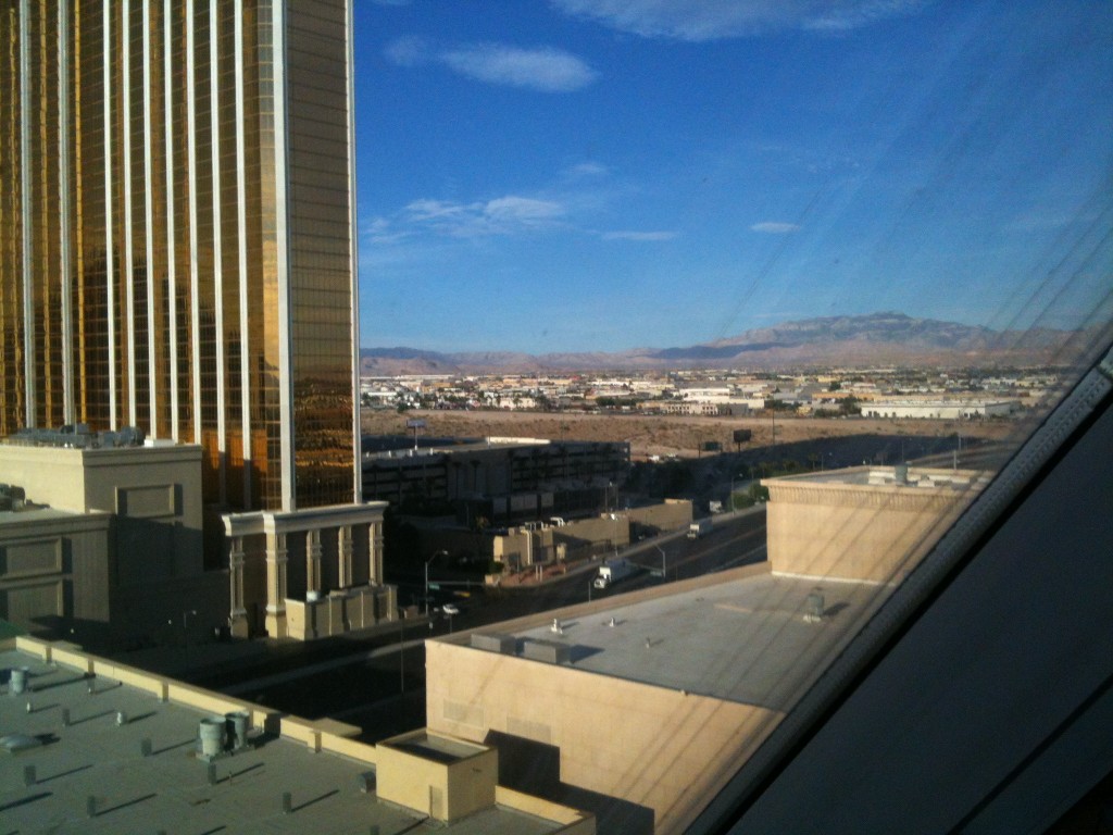 Actual Landforms, As Seen From A Strangely-Angled Hotel Window