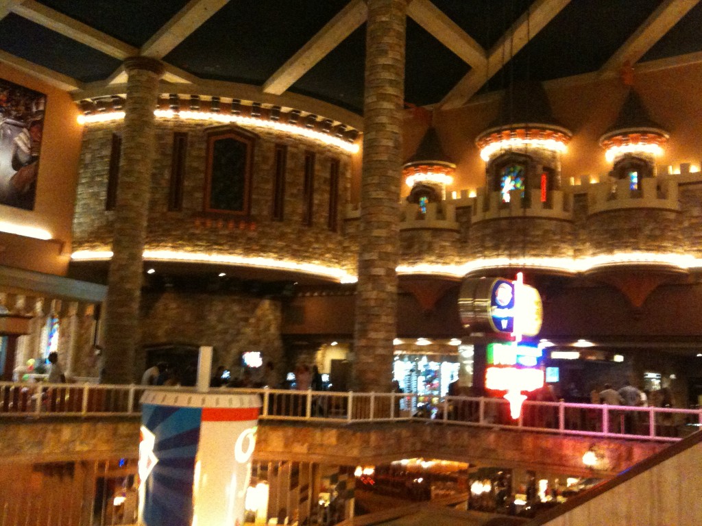 Lobby of the Excalibur Hotel